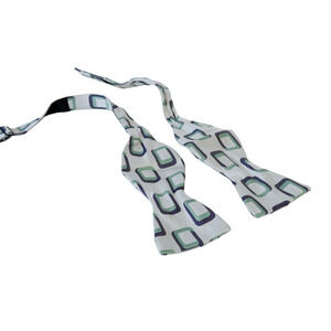 Seigo New York Color Block Bow Tie Wedding Tuxedo Formal Prom Academia Grandpa